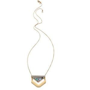 Madewell Seastone Chevron Arrow Necklace
